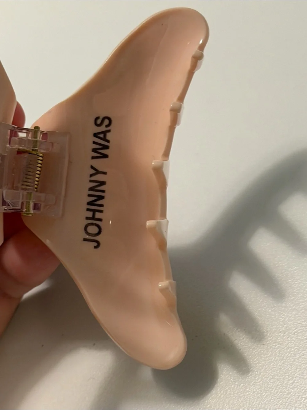 NWT Johnny Was Sekai Travel Stamp Hair Claw Clip Lg Jaw Clip for Thick Hair